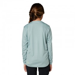 KOSZULKA ROWEROWA Z DŁUGIM RĘKAWEM FOX JUNIOR RANGER GUNMETAL  ENDURO CROSS