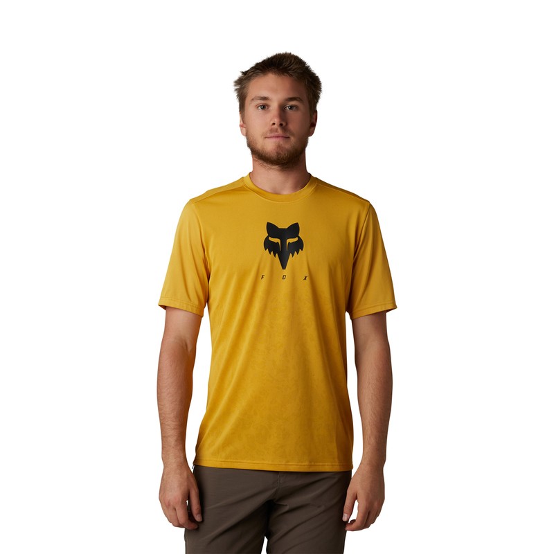 KOSZULKA ROWEROWA FOX RANGER TRU DRI DAFFODIL  ENDURO CROSS