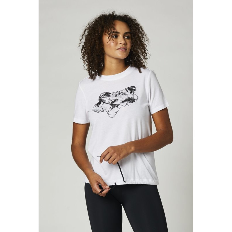 T-SHIRT FOX LADY PALMS WHITE  ENDURO CROSS