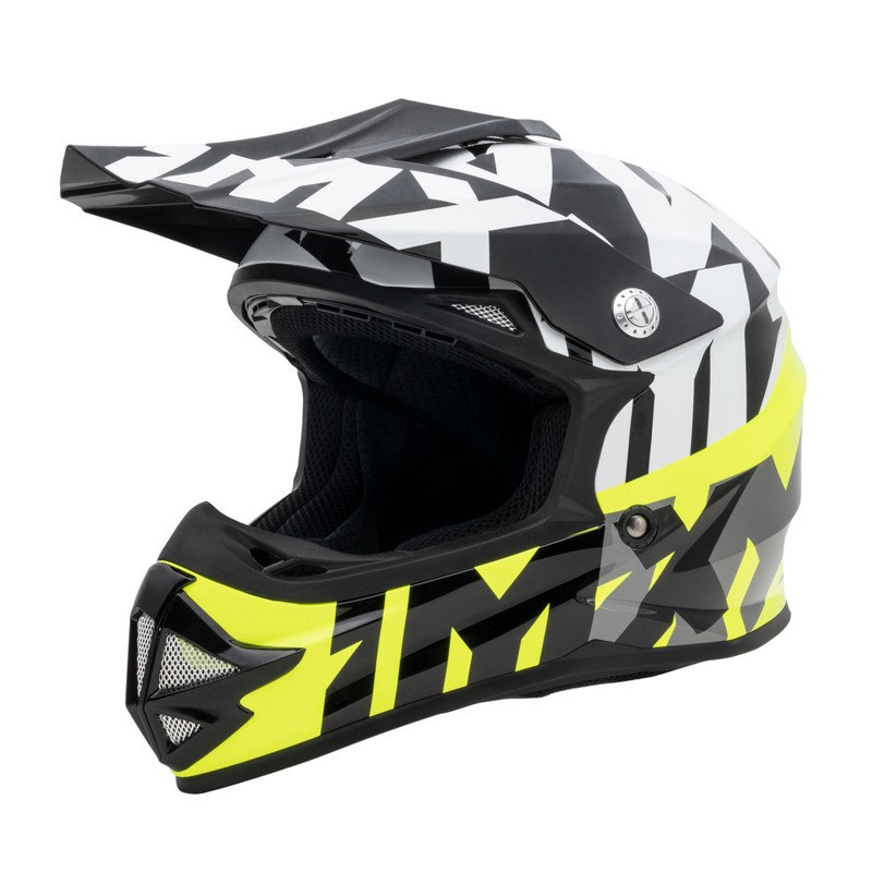 KASK IMX FMX-01 JUNIOR BLACK/WHITE/FLO YELLOW/GREY YS ENDURO CROSS