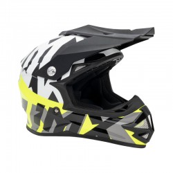 KASK IMX FMX-01 JUNIOR BLACK/WHITE/FLO YELLOW/GREY YS ENDURO CROSS