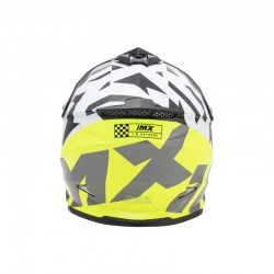 KASK IMX FMX-01 JUNIOR BLACK/WHITE/FLO YELLOW/GREY YS ENDURO CROSS