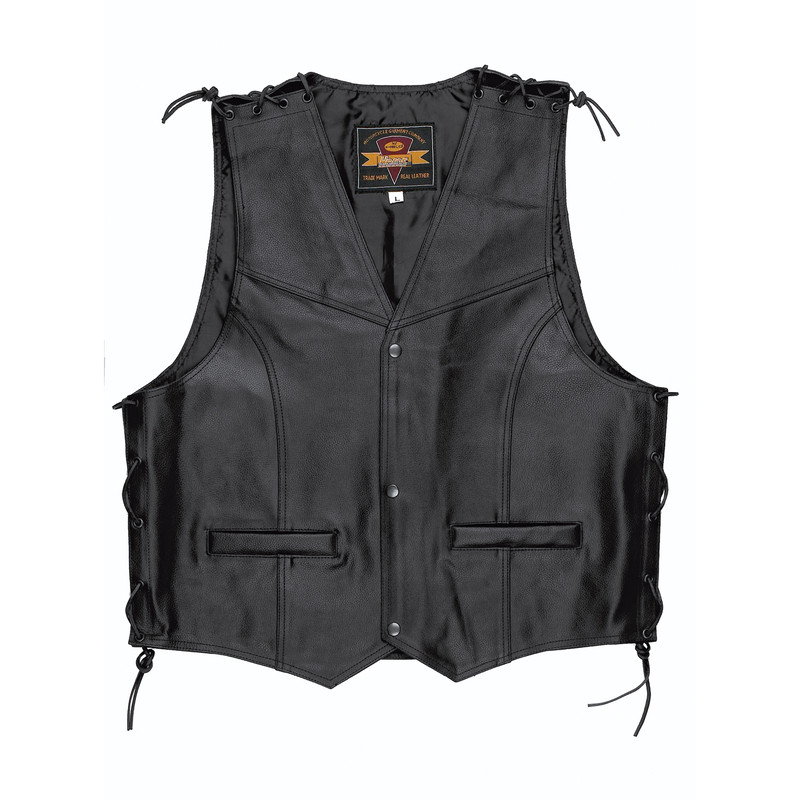 KAMIZELKA SKÓRZANA HELD PATCH BLACK 