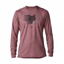 KOSZULKA ROWEROWA Z DŁUGIM RĘKAWEM FOX RANGER DAYTO CORDOVAN  ENDURO CROSS