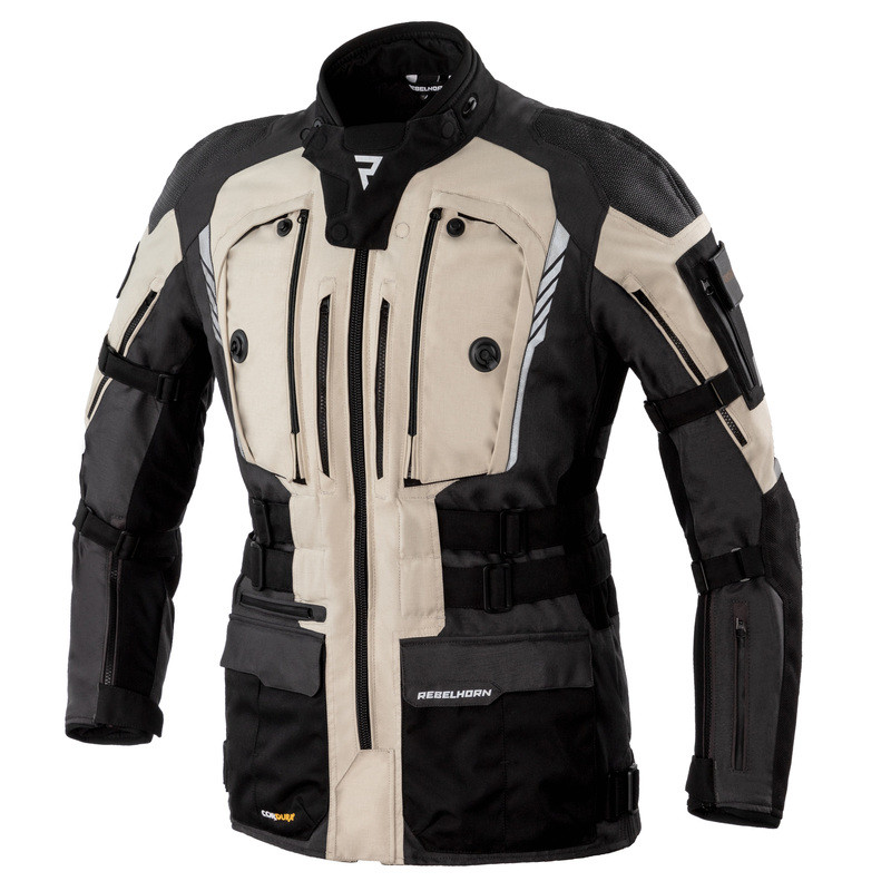 KURTKA TEKSTYLNA REBELHORN PATROL BLACK/SAND/GREY 