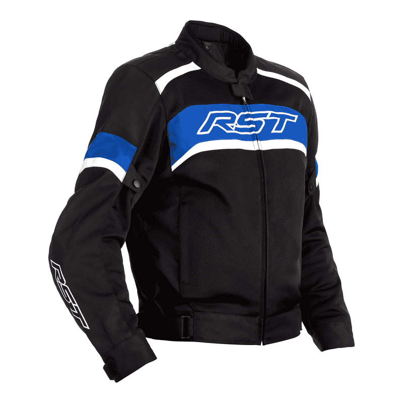 KURTKA TEKSTYLNA RST PILOT AIR CE BLACK/BLUE/WHITE  (2408)