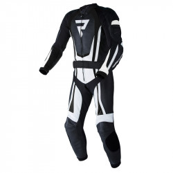 SPODNIE SKÓRZANE REBELHORN PISTON II PRO BLACK/WHITE 