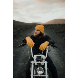RĘKAWICE SKÓRZANE BROGER ALASKA VINTAGE SAND 3XL