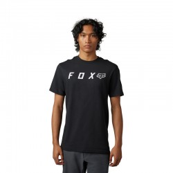 T-SHIRT FOX ABSOLUTE BLACK/WHITE  ENDURO CROSS