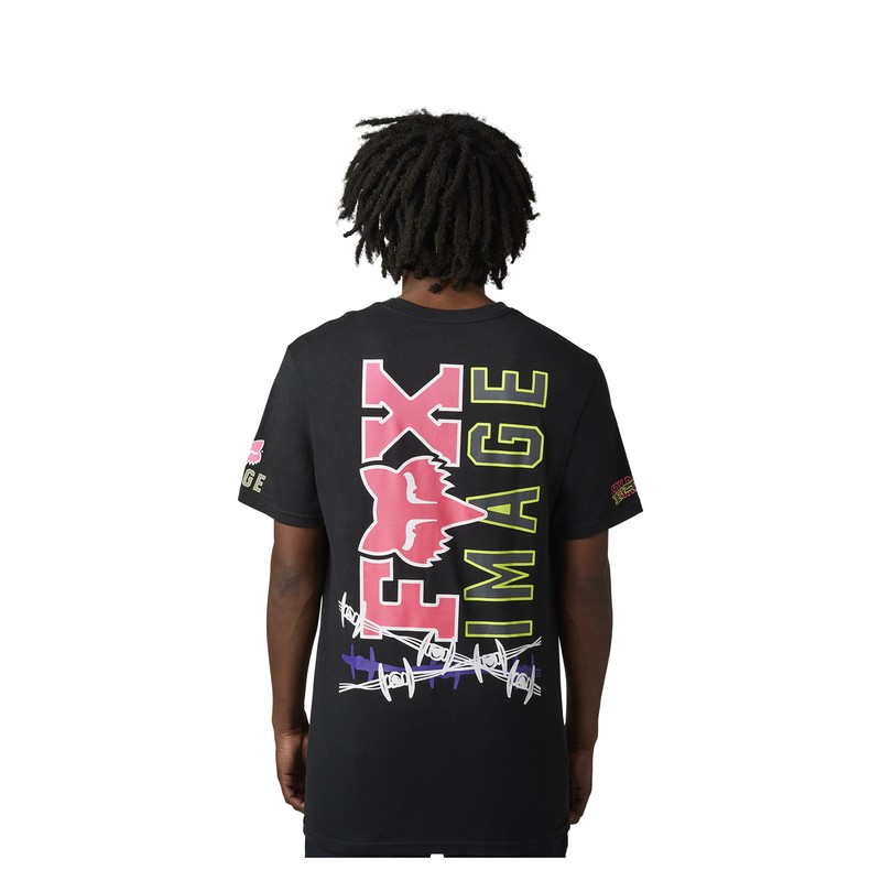 T-SHIRT FOX BARB WIRE BLACK  ENDURO CROSS