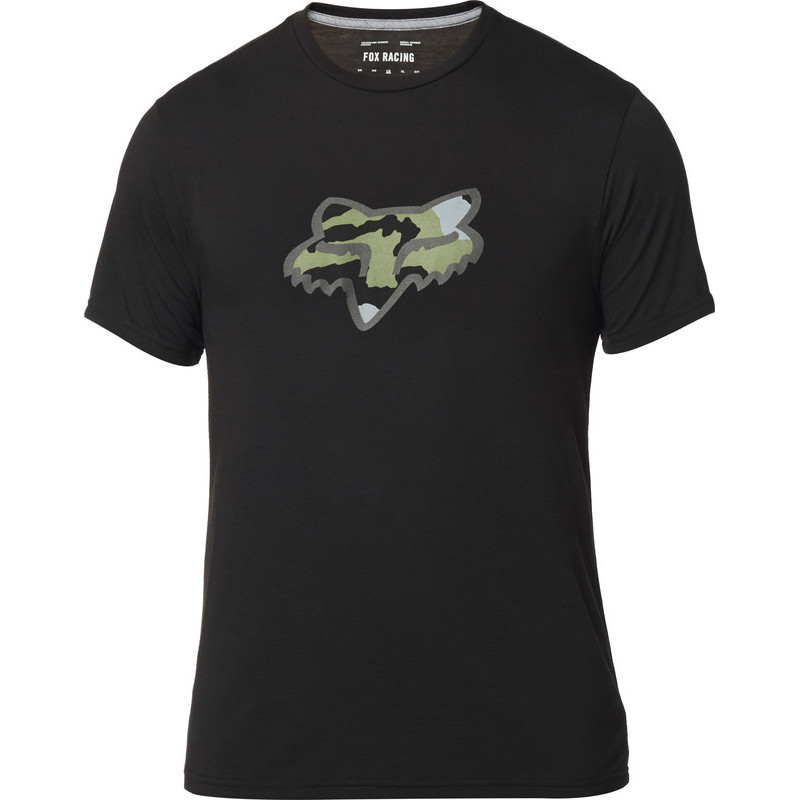 T-SHIRT FOX PREDATOR TECH BLACK  ENDURO CROSS