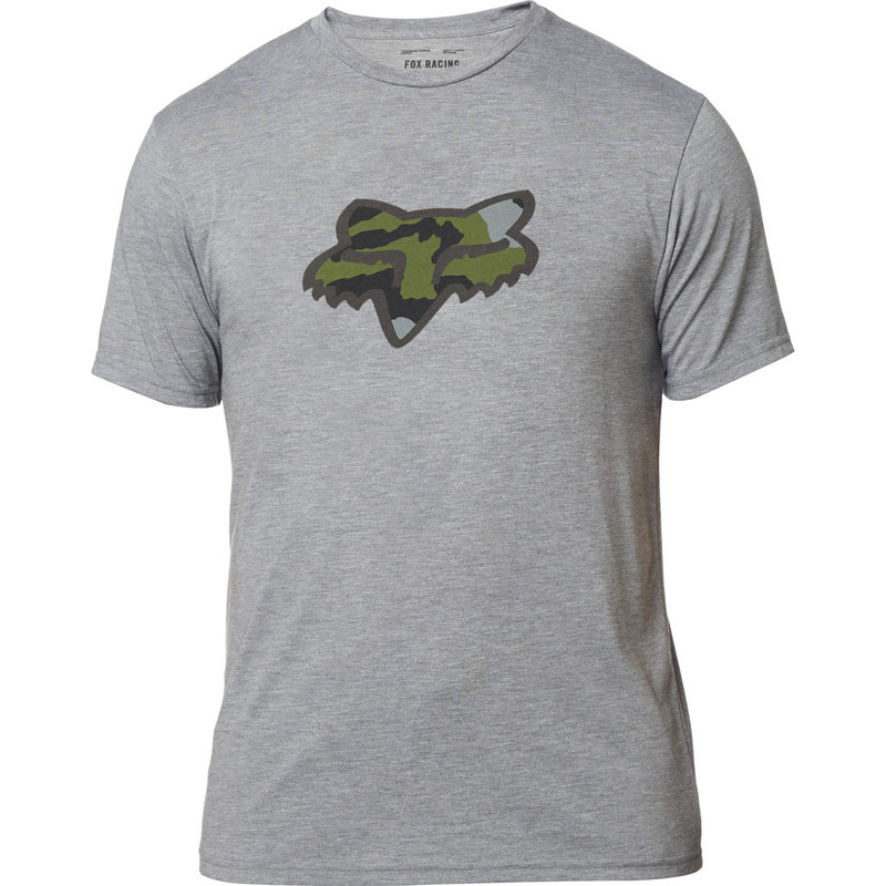 T-SHIRT FOX PREDATOR TECH HEATHER GRAPHITE  ENDURO CROSS