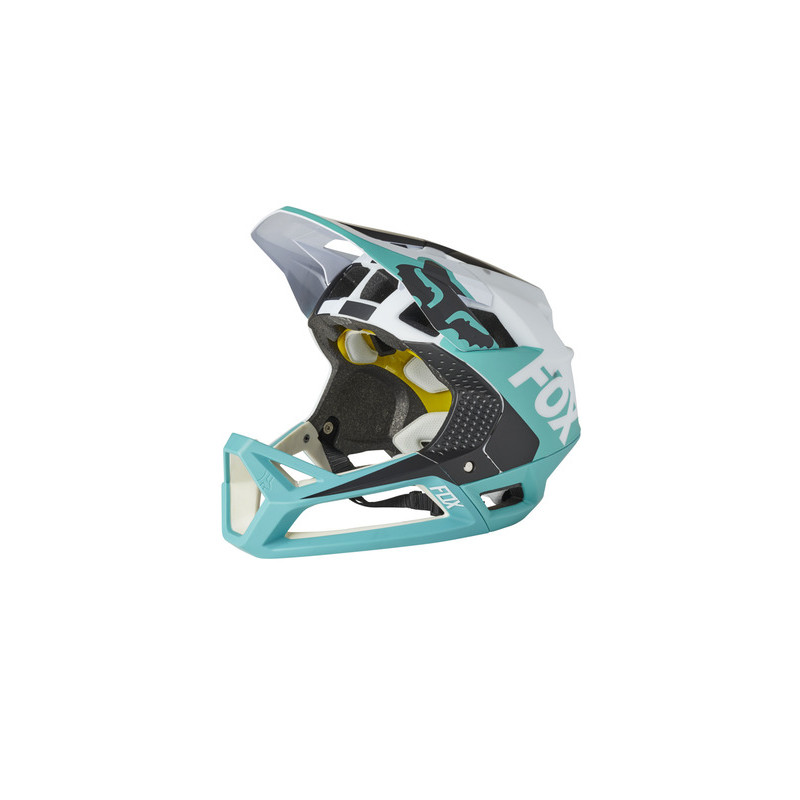 KASK ROWEROWY FOX PROFRAME BLOCKED TEAL  ENDURO CROSS