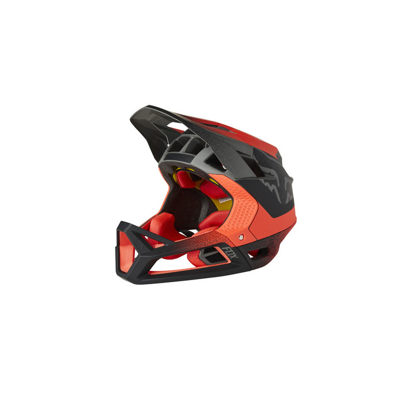 KASK ROWEROWY FOX PROFRAME VAPOR WHITE/RED/BLACK  ENDURO CROSS