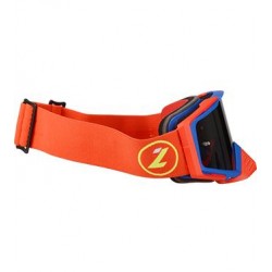 LAZER Gogle - Race Style Mirror Blue - Red - Red (kol. Mirror Srebrny)