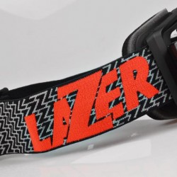 LAZER Gogle Factory (kol. Czarny - Czarny - Czerwony / Clear)
