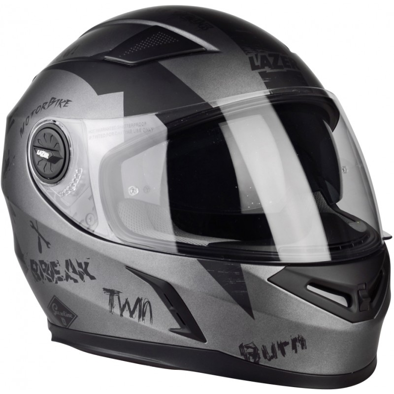 Kask motocyklowy LAZER BAYAMO Bad Boy szary/czarny/matowy 2XS