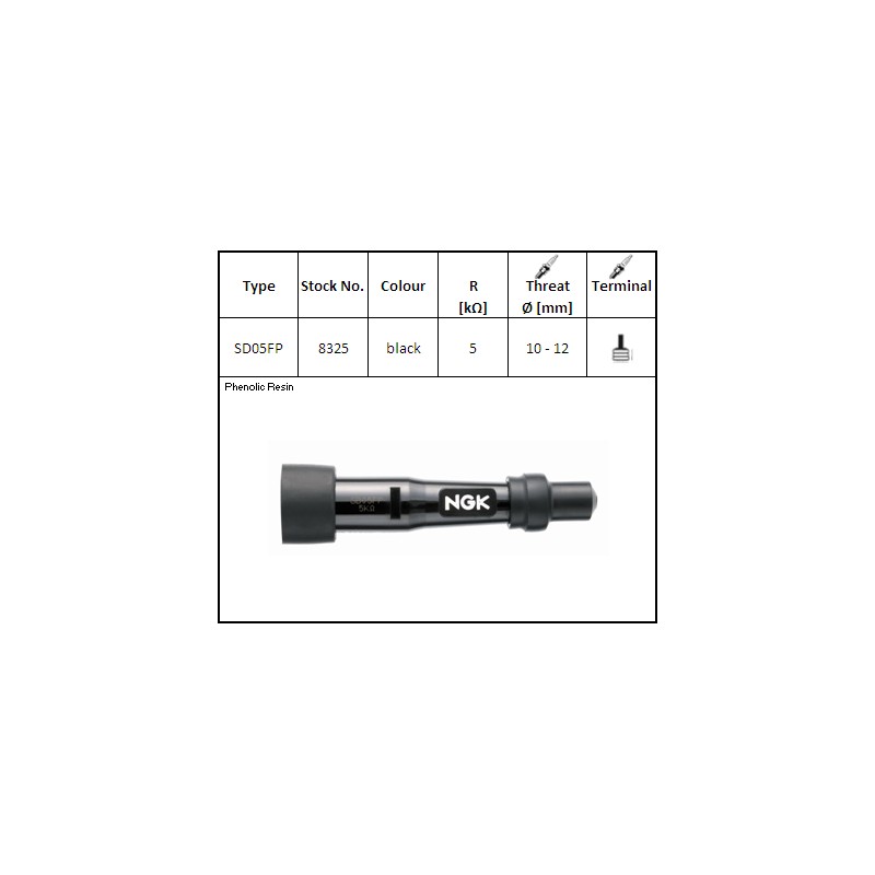 NGK Fajka Świecy SD05FP (kod. 8325) YBX