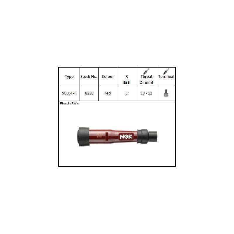 NGK Fajka Świecy SD05FR (kod. 8238) YBX