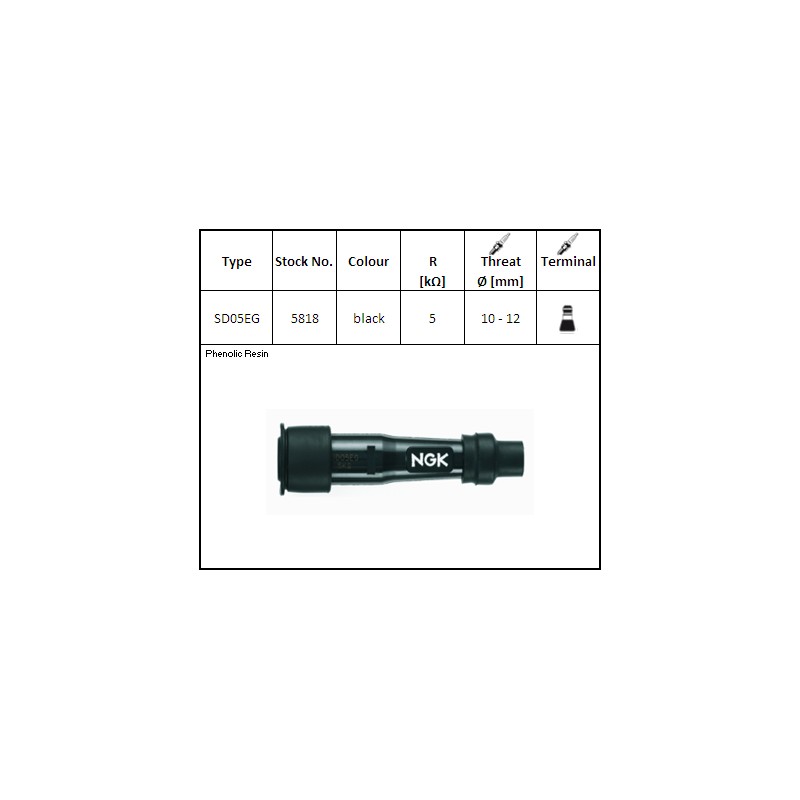 NGK Fajka Świecy SD05EG (kod. 5818) YBX
