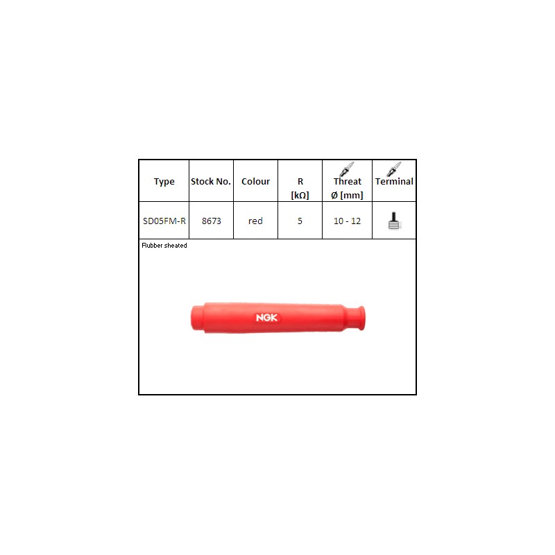 NGK Fajka Świecy SD05FMR (kod. 8673) YBX