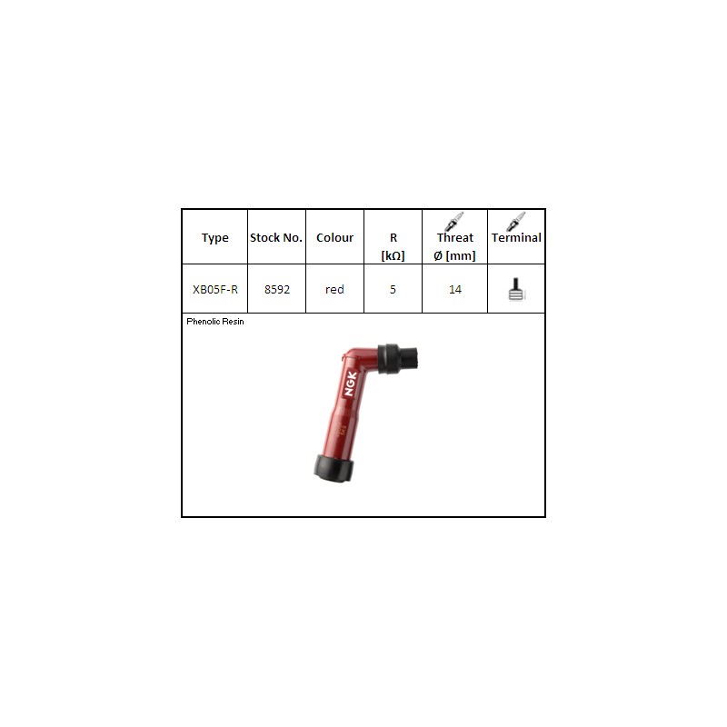 NGK Fajka Świecy XB05FR (kod. 8592) YBX