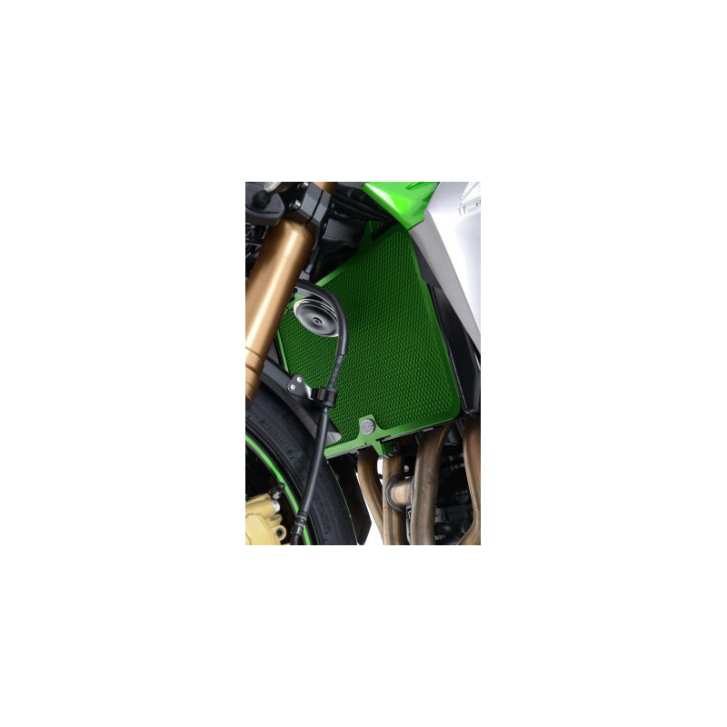 OSŁONA CHŁODNICY RG RACING KAWASAKI Z750 07-/Z750R/Z800/Z1000 10-14/Z1000SX/VERSYS 1000, GREEN