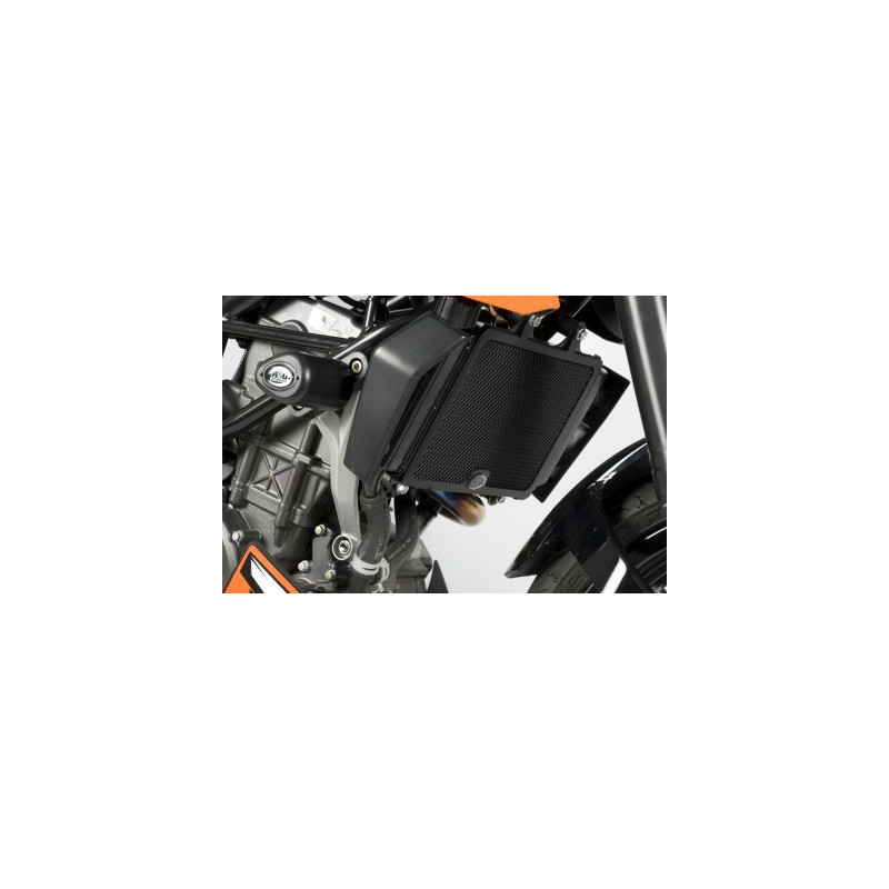 OSŁONA CHŁODNICY RG RACING KTM 125 DUKE, BLACK