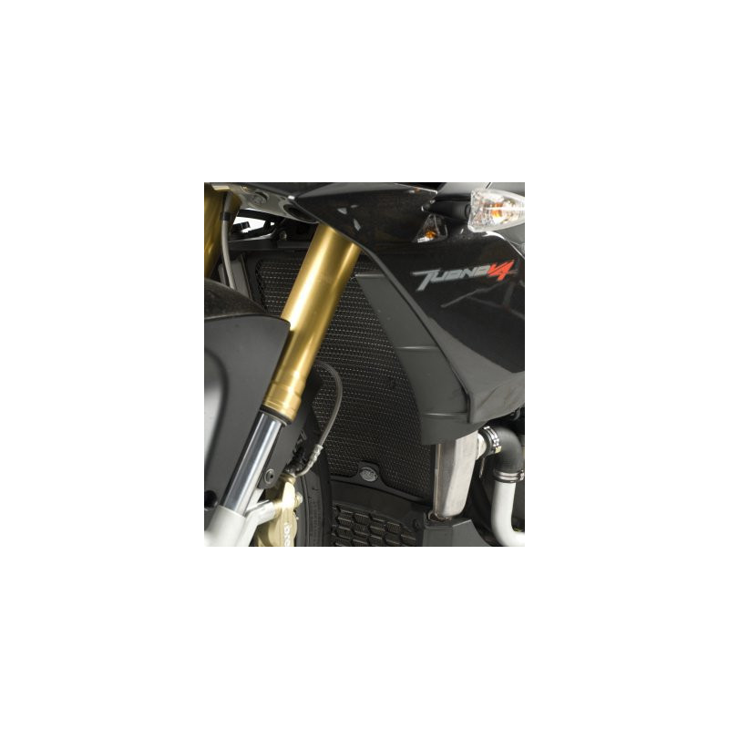 OSŁONA CHŁODNICY RG RACING APRILIA V4 TUONO 11-, BLACK