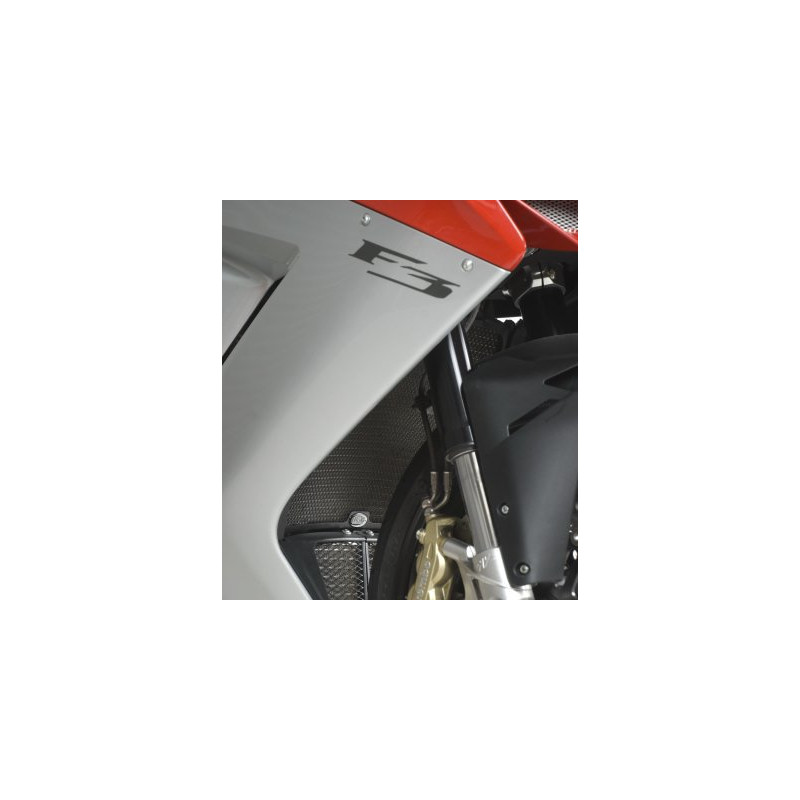 OSŁONA CHŁODNICY RG RACING MV AGUSTA F3, BLACK