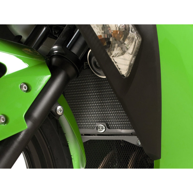 OSŁONA CHŁODNICY RG RACING KAWASAKI NINJA 300 / 250 08-13 / Z250, GREEN