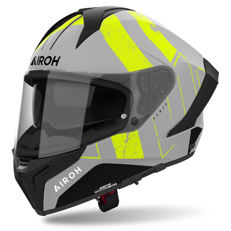 KASK AIROH MATRYX SCOPE YELLOW MATT 