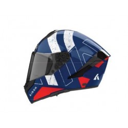 KASK AIROH MATRYX SCOPE BLUE/RED GLOSS 