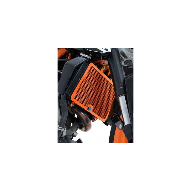 OSŁONA CHŁODNICY RG RACING KTM 390 DUKE, RC 125 / 200 / 390, ORANGE