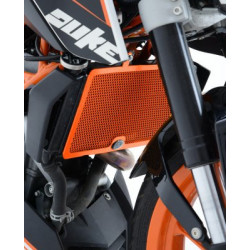 OSŁONA CHŁODNICY RG RACING KTM 390 DUKE, RC 125 / 200 / 390, ORANGE