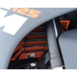 OSŁONA CHŁODNICY RG RACING KTM 390 DUKE, RC 125 / 200 / 390, ORANGE