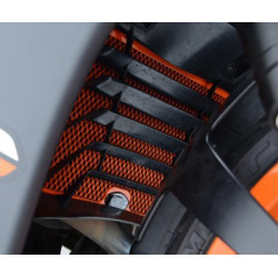 OSŁONA CHŁODNICY RG RACING KTM 390 DUKE, RC 125 / 200 / 390, ORANGE