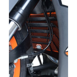 OSŁONA CHŁODNICY RG RACING KTM 390 DUKE, RC 125 / 200 / 390, ORANGE