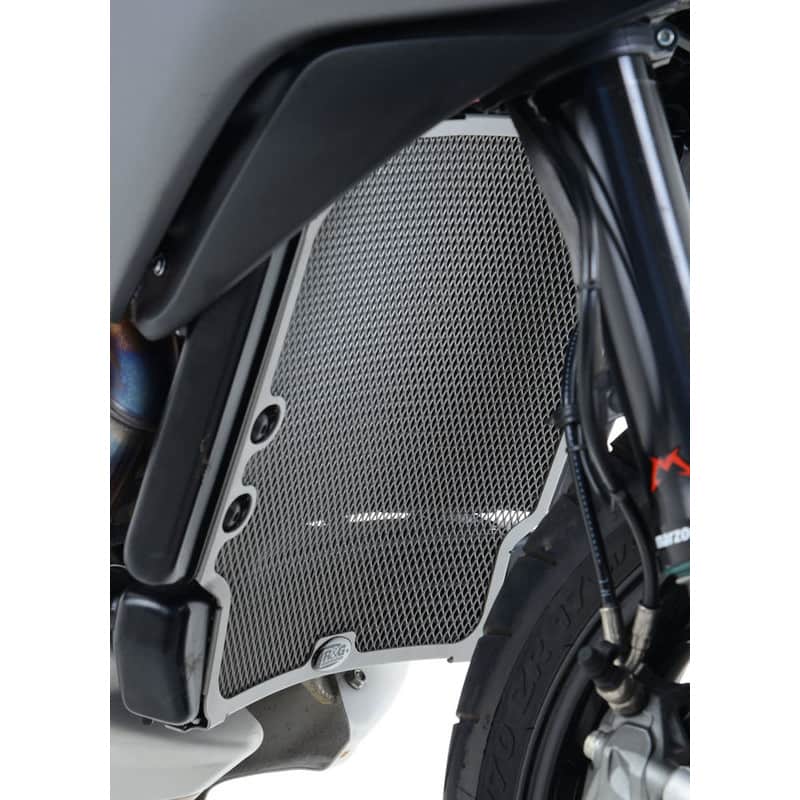 OSŁONA CHŁODNICY RG RACING MV AGUSTA RIVALE 800, TITANIUM