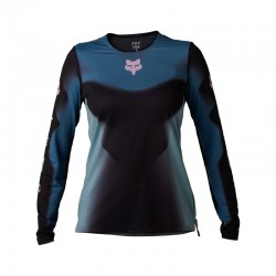 KOSZULKA ROWEROWA Z DŁUGIM RĘKAWEM FOX LADY FLEXAIR TS57 BLACK  ENDURO CROSS