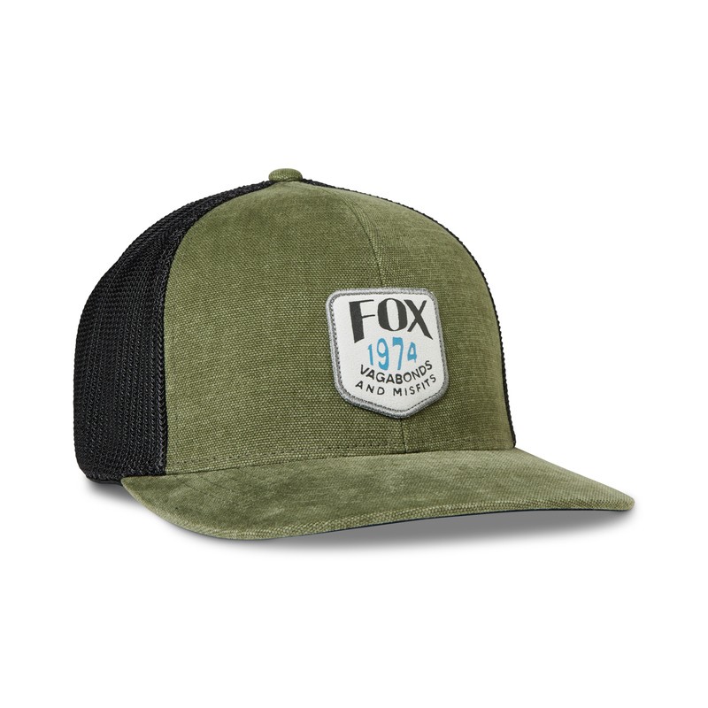 CZAPKA Z DASZKIEM FOX PREDOMINANT MESH FLEXFIT OLIVE GREEN  ENDURO CROSS