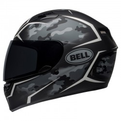 KASK BELL QUALIFIER STEALTH CAMO MATTE BLACK/WHITE 