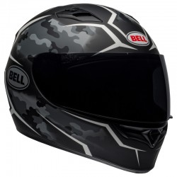 KASK BELL QUALIFIER STEALTH CAMO MATTE BLACK/WHITE 