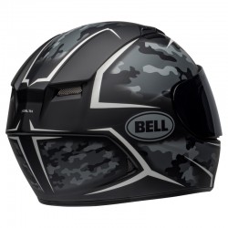 KASK BELL QUALIFIER STEALTH CAMO MATTE BLACK/WHITE 
