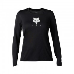 KOSZULKA ROWEROWA Z DŁUGIM RĘKAWEM FOX LADY RANGER TRU DRI BLACK  ENDURO CROSS