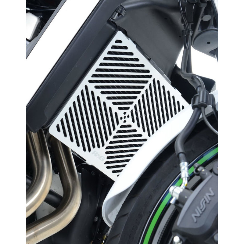 OSŁONA CHŁODNICY RG RACING KAWASAKI VULCAN S, BRUSHED ALUMINIUM