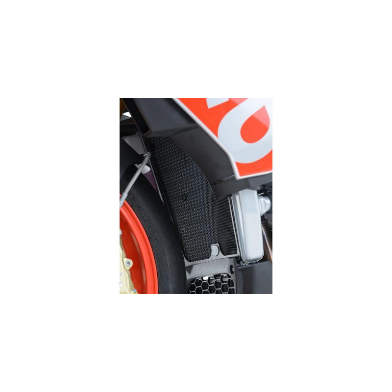 OSŁONA CHŁODNICY RG RACING APRILIA V4 TUONO 1100 15-, RSV4 RR 15-, RSV4 RF, TITANIUM