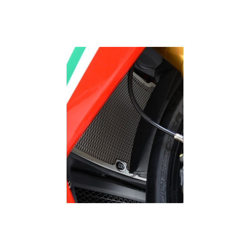 OSŁONA CHŁODNICY RG RACING MV AGUSTA F4RR / F4RC, TITANIUM