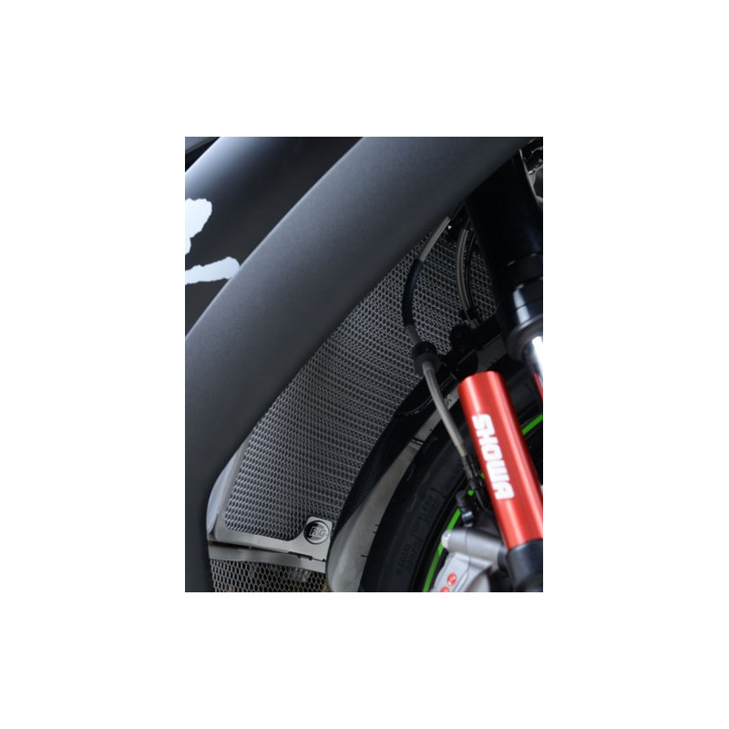 OSŁONA CHŁODNICY RG RACING KAWASAKI ZX10R 08-16, TITANIUM