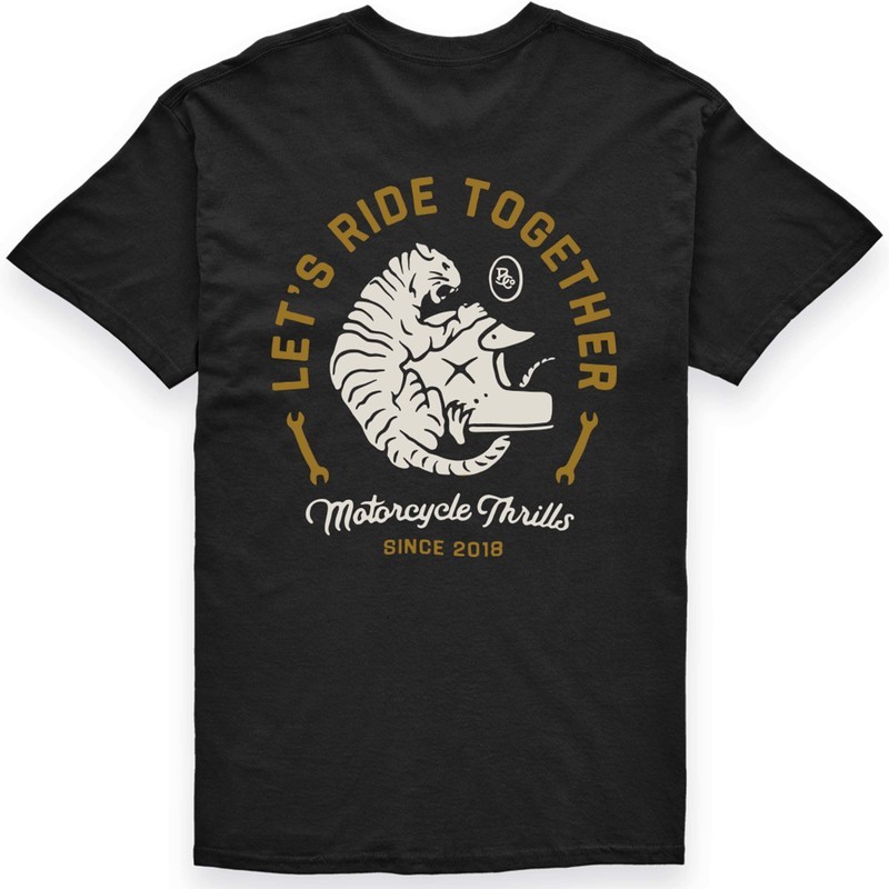 T-SHIRT BROGER TIGER BLACK 